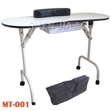 Load image into Gallery viewer, Multi-function Folding Special Nail Table Portable Folding Nail Manicure Table Multifunction Beauty Manicure Table 1PC