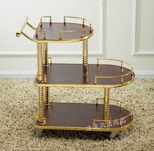 Load image into Gallery viewer, Wine Water Cart Hotel Three-tier Service Car Snack  Dessert Car 4s Shop Tea Car